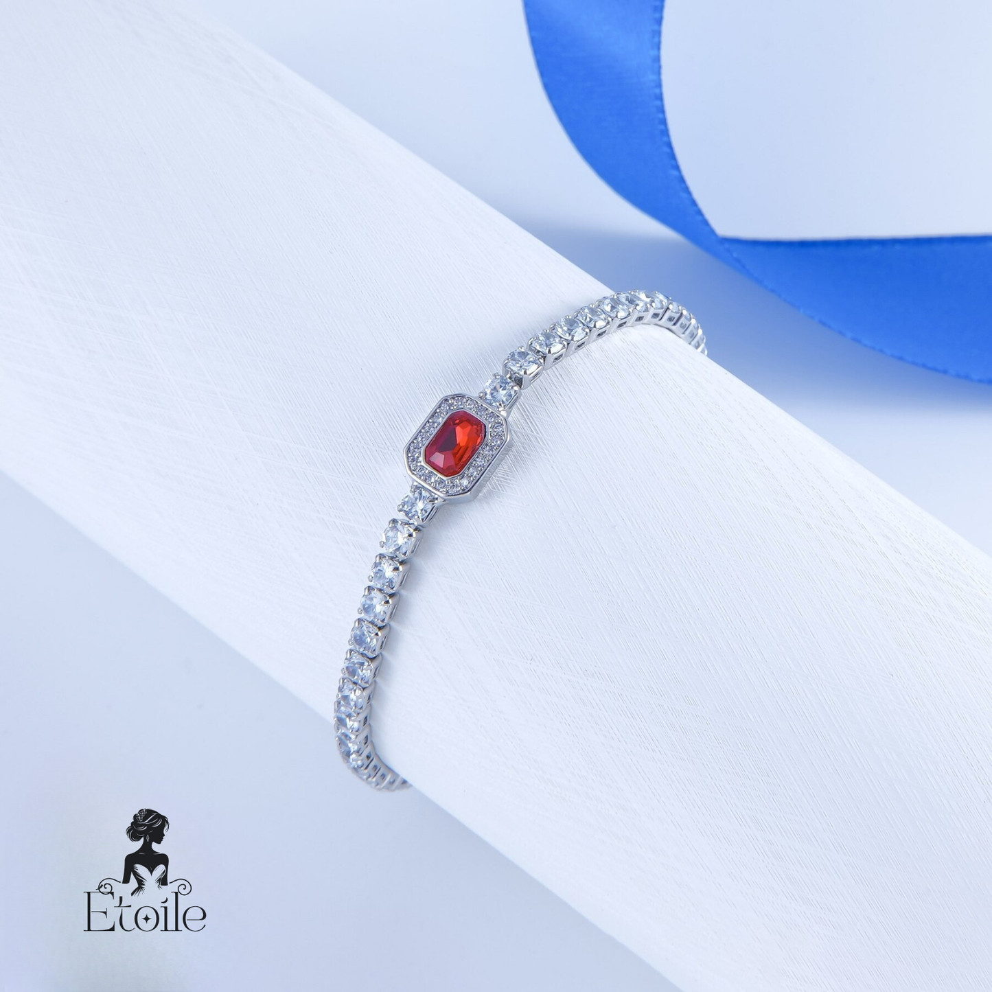 ✨ اسوارة تنس زركون – ملون ✨