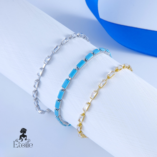 ✨ اسوارة تنس زركون – رفيع ✨