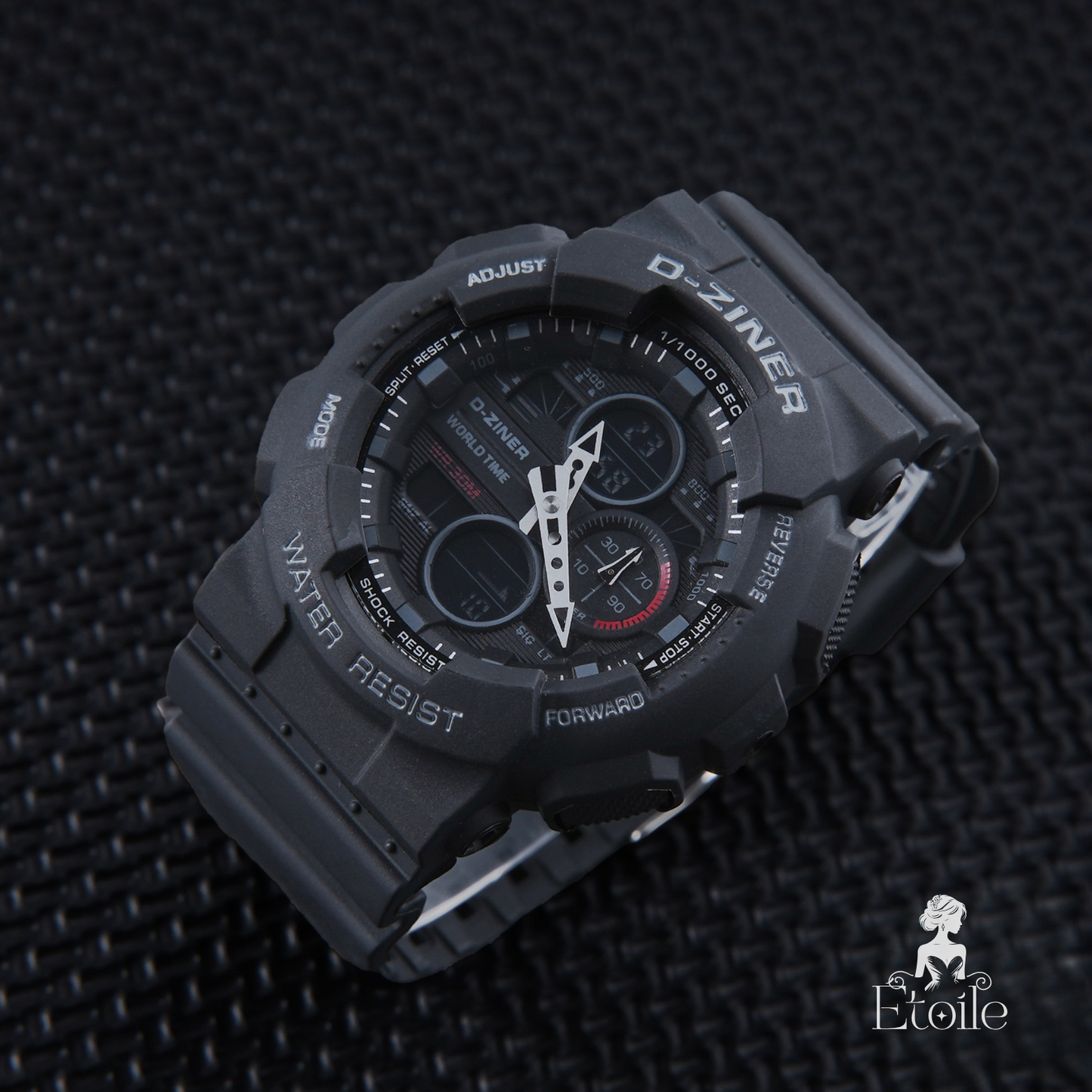 ساعة ديزاينر جي شوك اسود