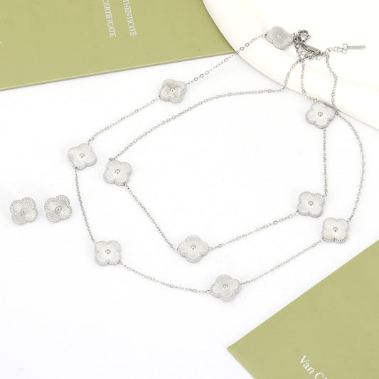 ✨ طقم فان كليف طويل - سنسال وحلق ✨