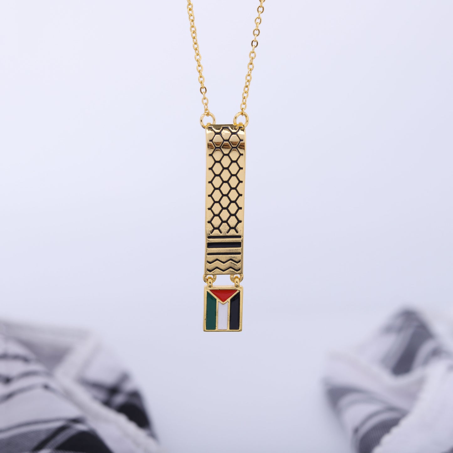 ✨ سنسال كوفية فلسطين – رمز الأصالة والهوية ✨