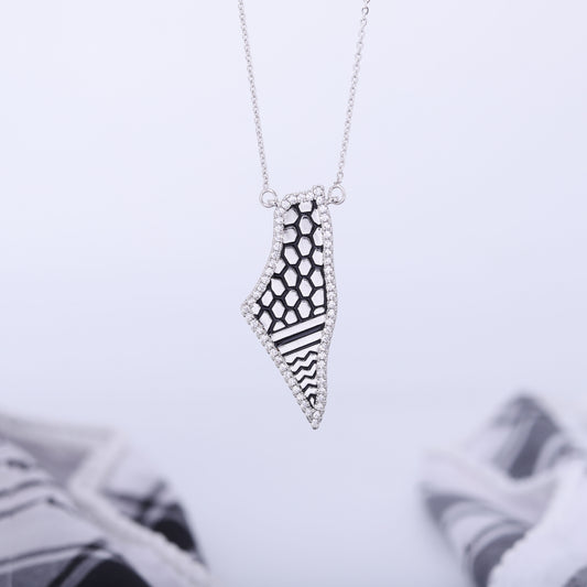 ✨ سنسال خارطة – فضي ✨