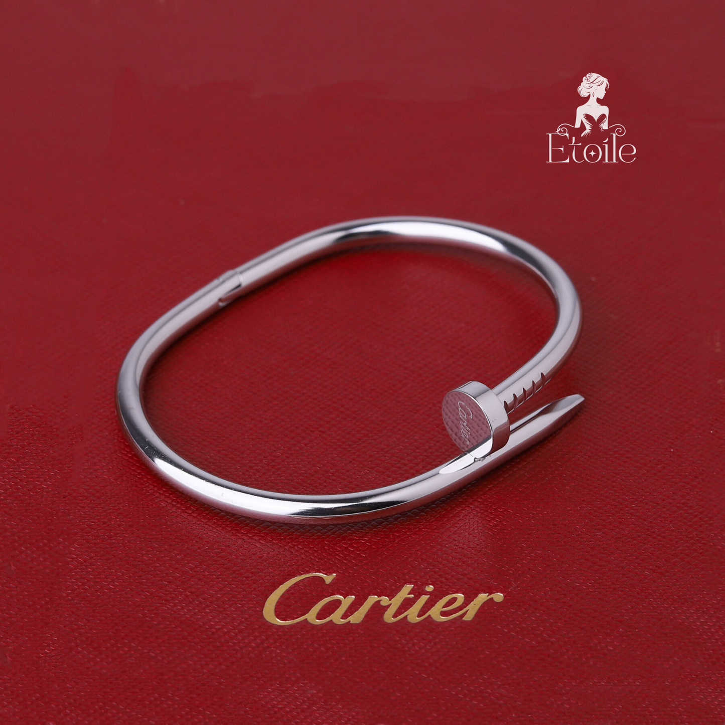 ✨ أسوارة كارتير مسمار - فضي ✨