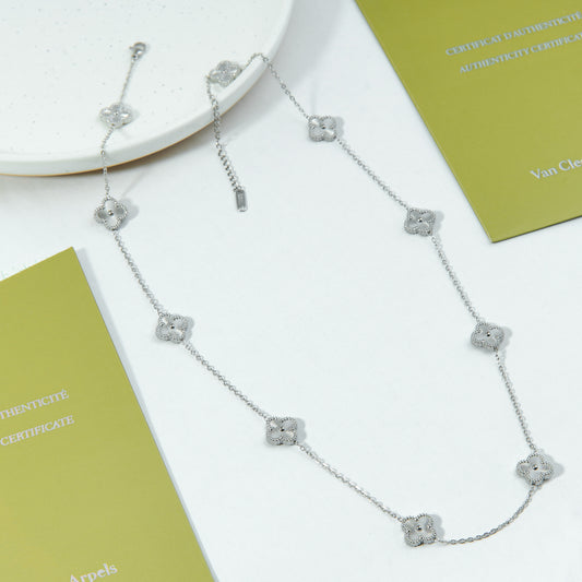 ✨ سنسال فان كليف فضي - 10 وردات ✨