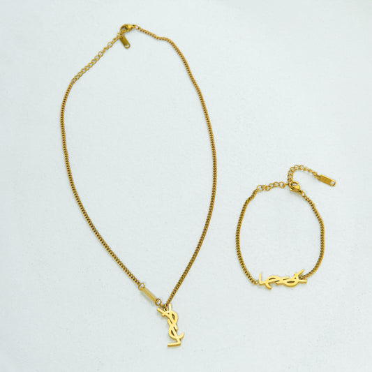 طقم Saint Laurent – قطعتين ✨💎