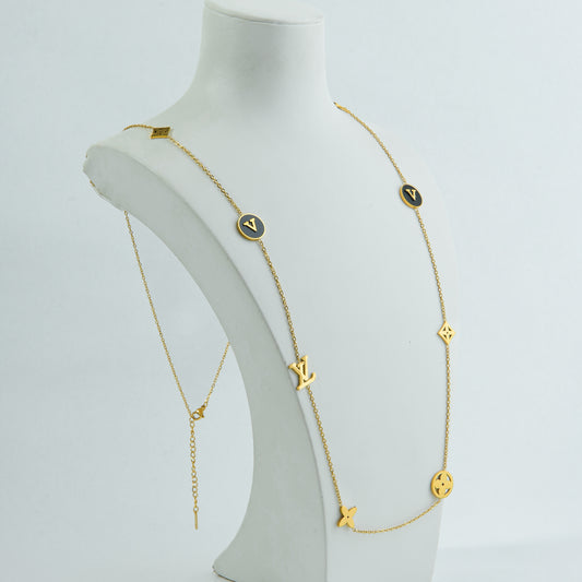 ✨ سنسال لويس فيتون LV – وردة طويل فاخر ✨