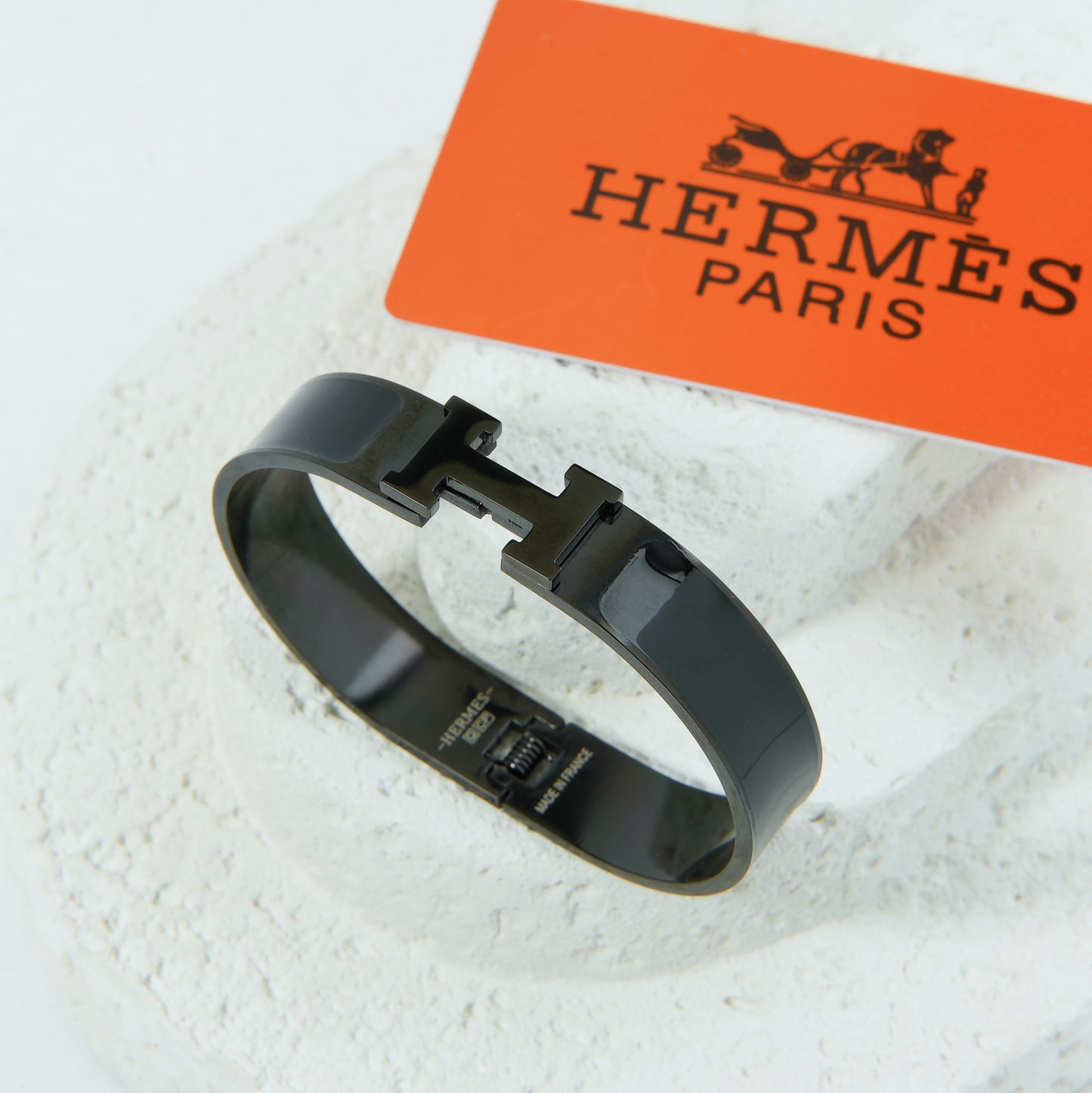 ✨ اسوارة هيرميز – فل أسود فاخر ✨