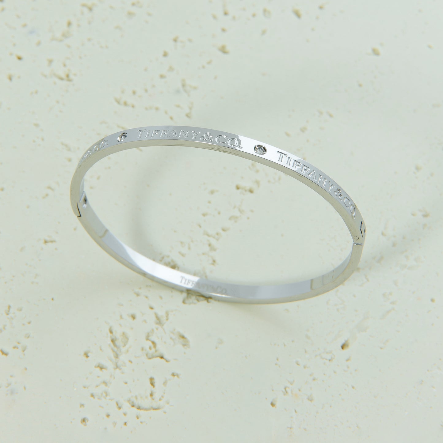 ✨ اسوارة تفاني Tiffany – فضي رفيع بزركون ✨