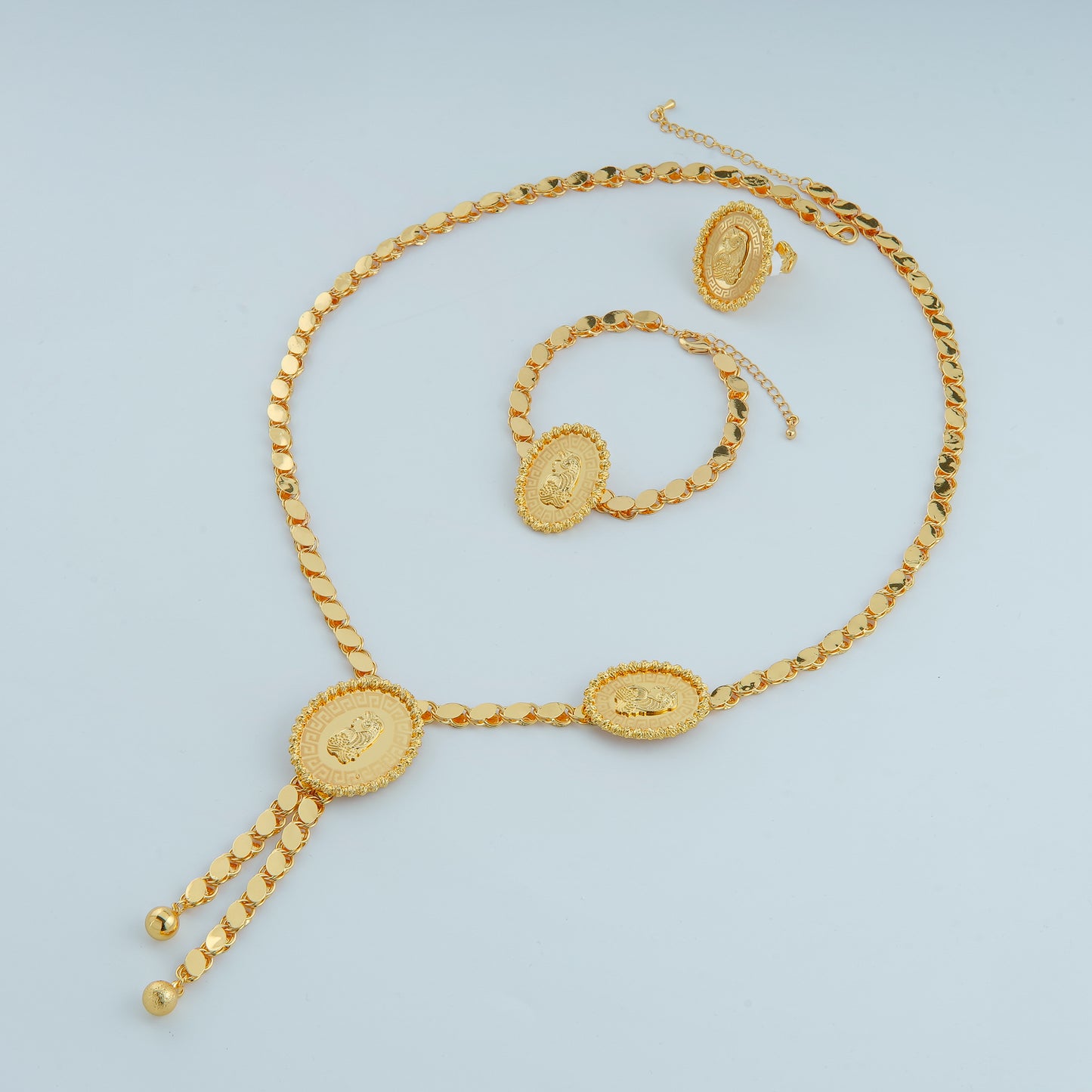 👑 التعليقة المزدوجة "أونصة": طقم فرزاتشي فائق الهيبة 🔱