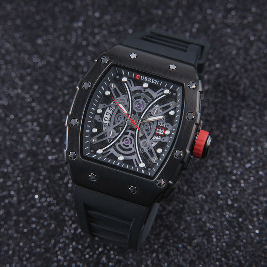 ⚫ ساعة Curren Stealth Black – الأناقة المطلقة في تصميم عملي 🖤