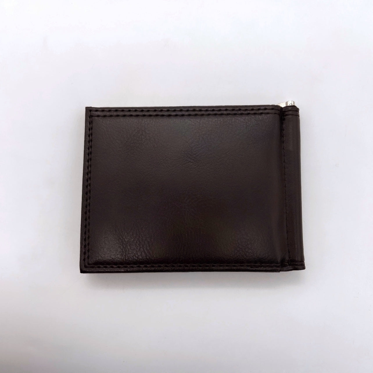 جزدان جلد طبيعي – بني مع سحاب خارجي 🤎