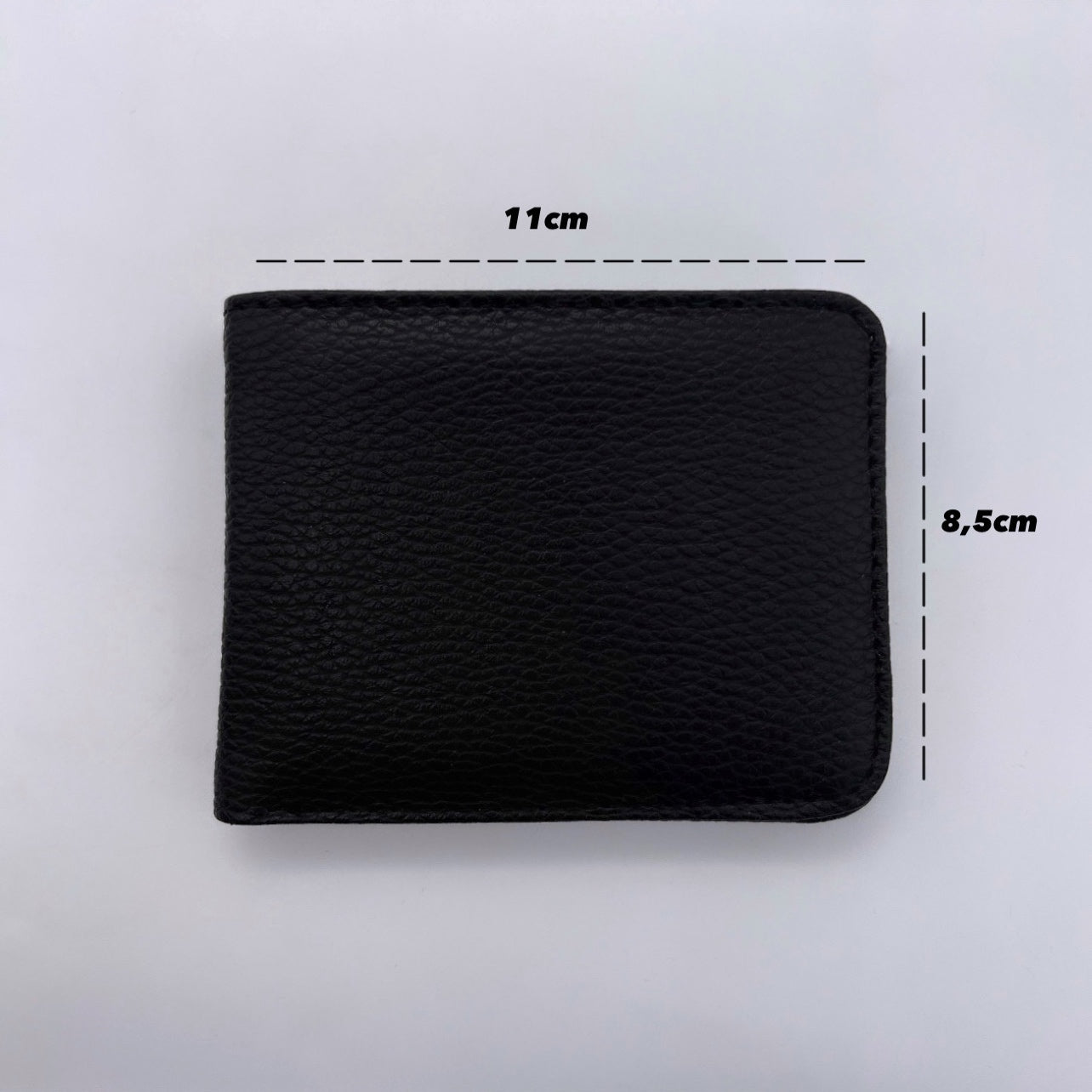 جزدان جلد طبيعي – لون أسود فاخر 🖤