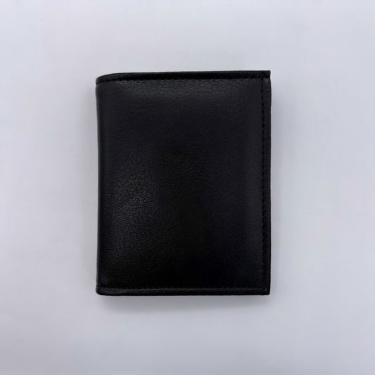 جزدان جلد طبيعي ناعم – لون أسود فاخر 🖤