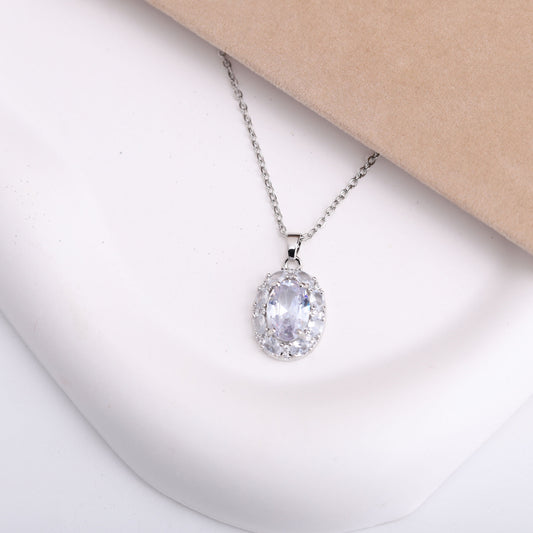 ✨ طقم لازوردي – 3 قطع فضي ✨