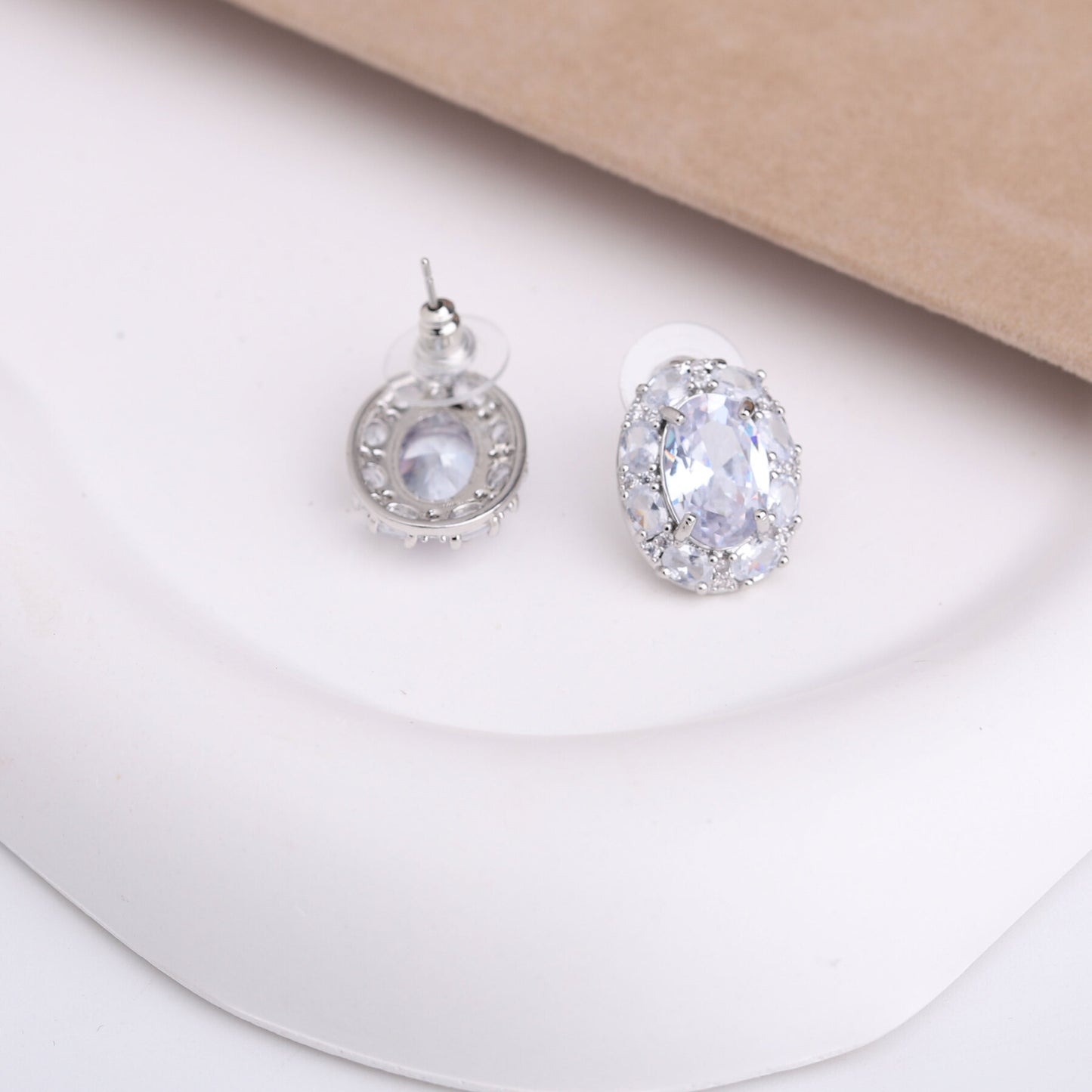 ✨ طقم لازوردي – 3 قطع فضي ✨