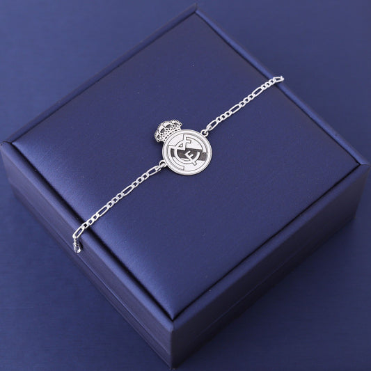 ⚽️ اسوارة فضة شعار ريال مدريد