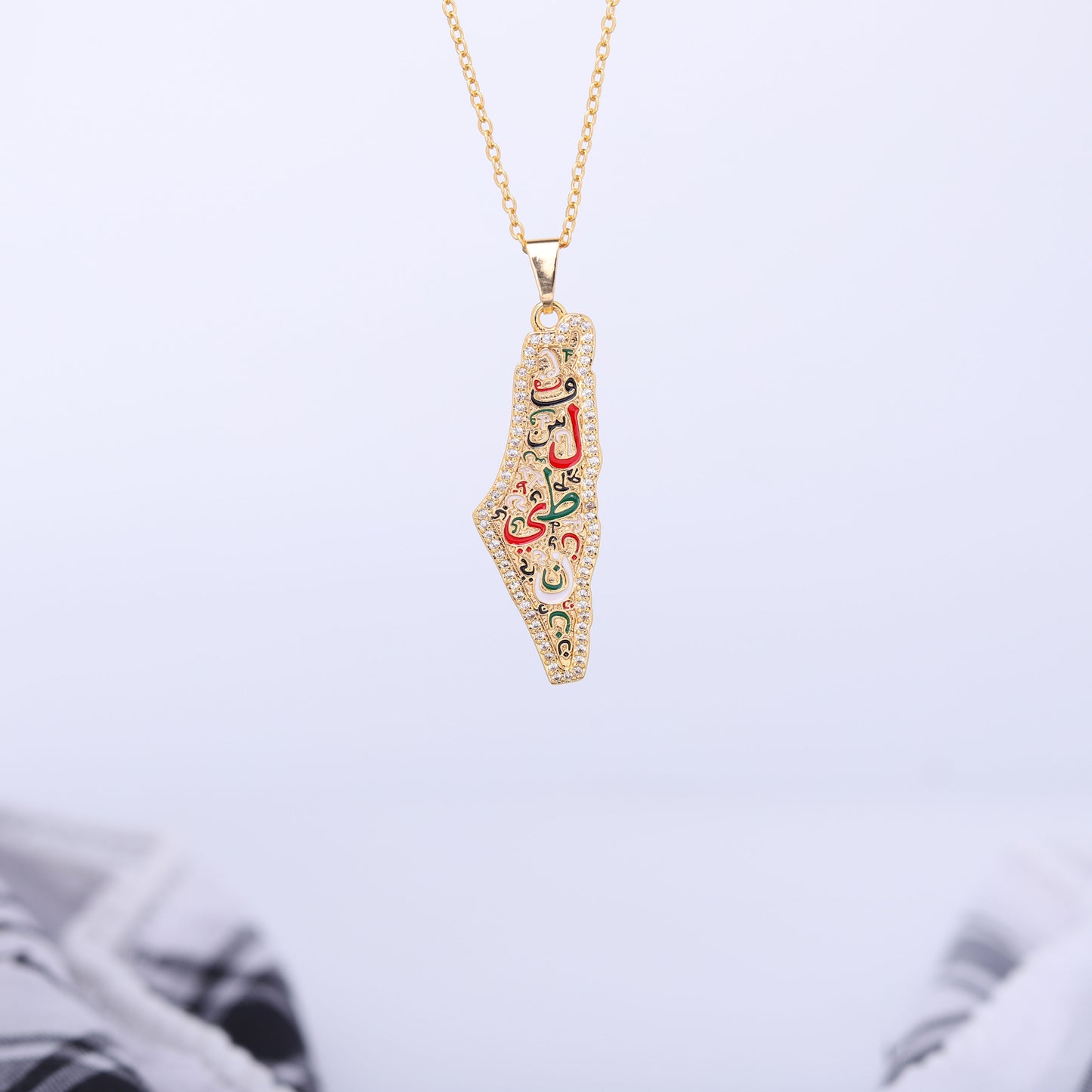 ✨ سنسال خارطة فلسطين – رمز الهوية والفخر 🇵🇸 ✨