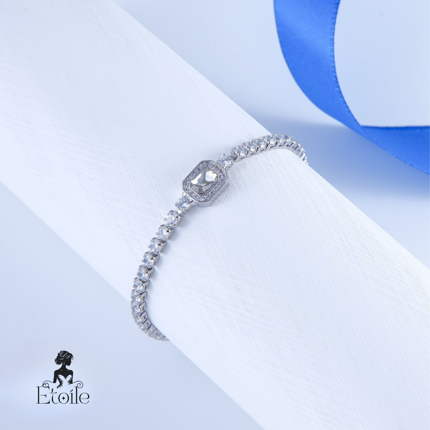 ✨ اسوارة تنس زركون – ملون ✨