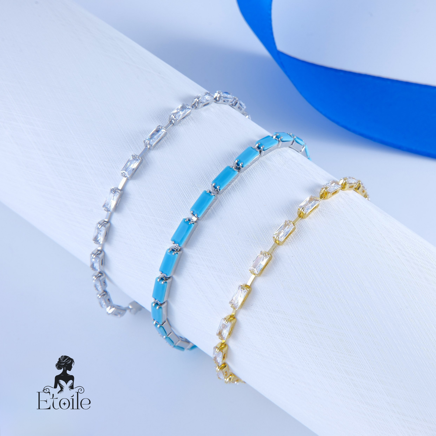 ✨ اسوارة تنس زركون – رفيع ✨