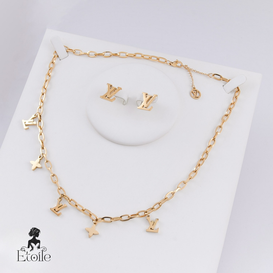 ✨ طقم لويس فيتون LV – طويل سادة فاخر ✨