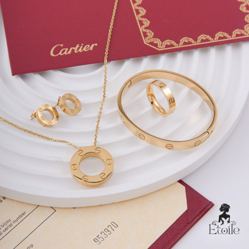 ✨ طقم كارتير Love - 4 قطع عريض ✨