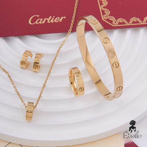 ✨ طقم كارتير Love - 4 قطع عريض ✨