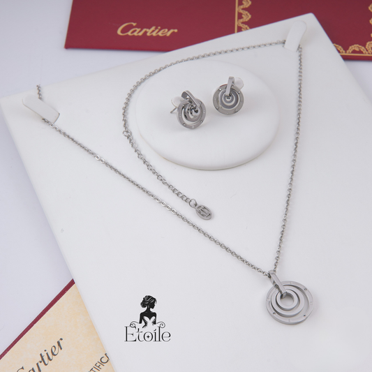 ✨ طقم كارتير Love - 3 حلقات فضية ✨