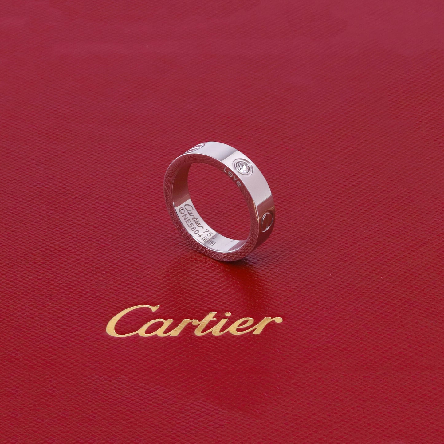 ✨ طقم كارتير Love - 4 قطع فضي ✨