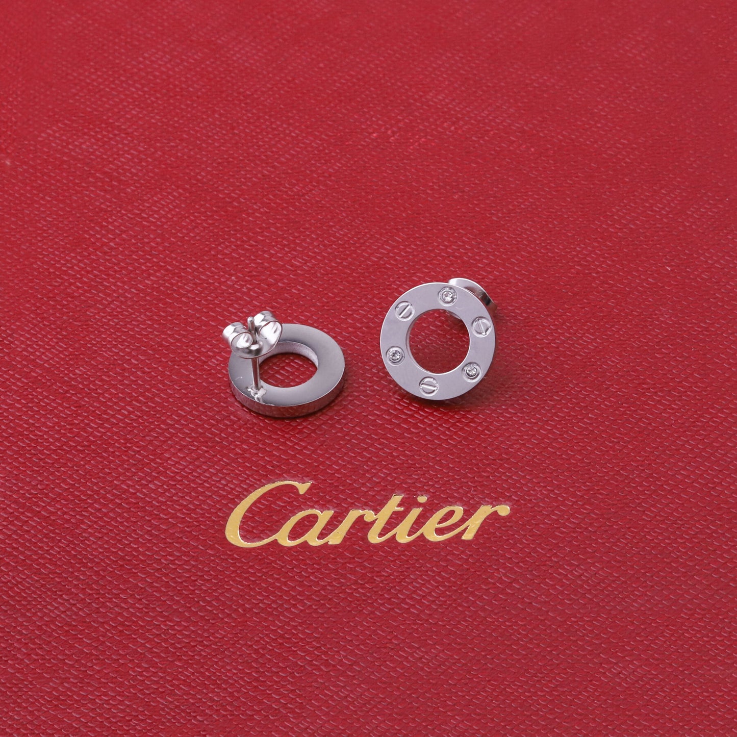 ✨ طقم كارتير Love - 4 قطع فضي ✨