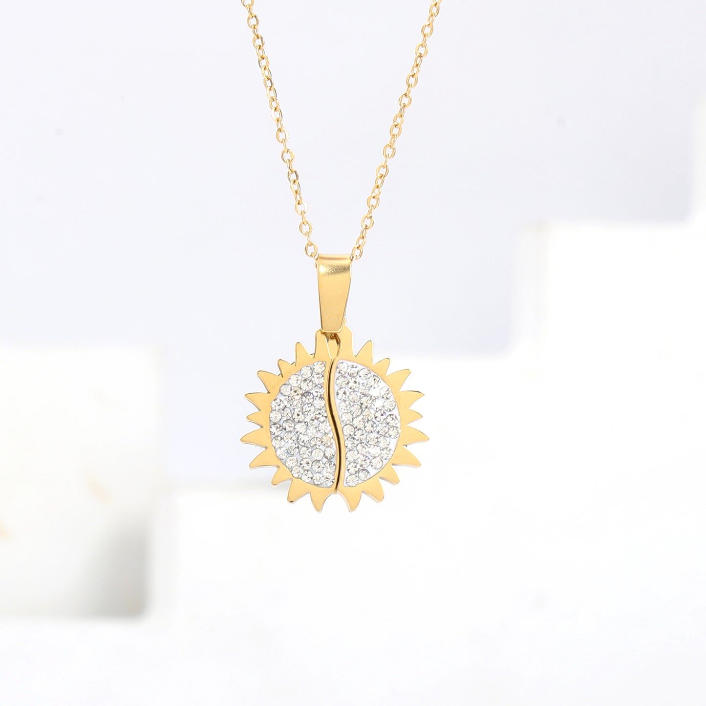 سنسال حفر شمس – أبيض ⚪☀️