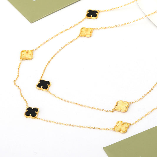 ✨ سنسال فان كليف 160 سم أسود وذهبي ✨