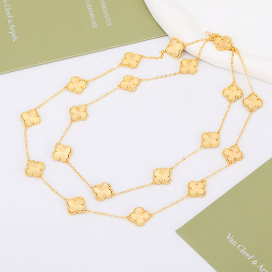 ✨ سنسال فان كليف 19 وردة ذهبي ✨