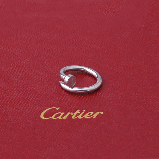 ✨ طقم كارتير مسمار - فضي وزركون أسود ✨