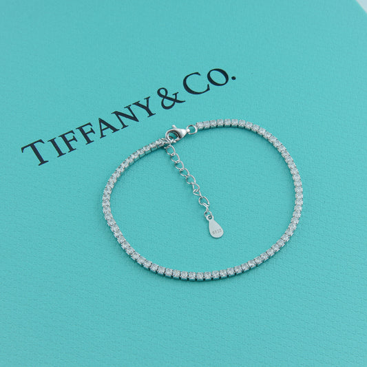 ✨ اسوارة تنس فضة – نمرة 2 ✨