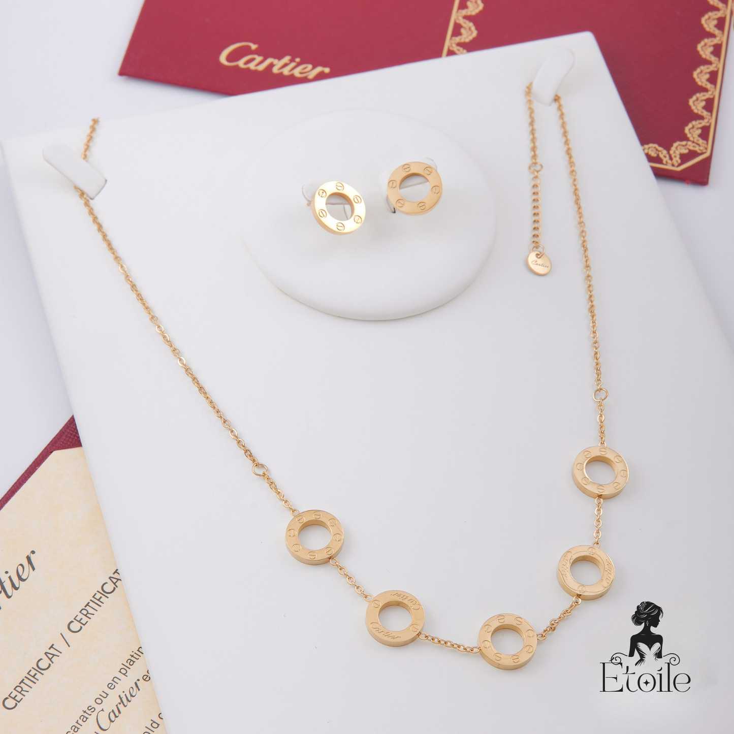 ✨ طقم كارتير Love - مُختم ✨