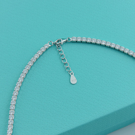 ✨ سنسال تنس فضة – نمرة 3 ✨