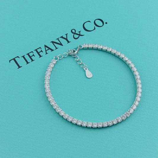 ✨ اسوارة تنس فضة – نمرة 3 ✨