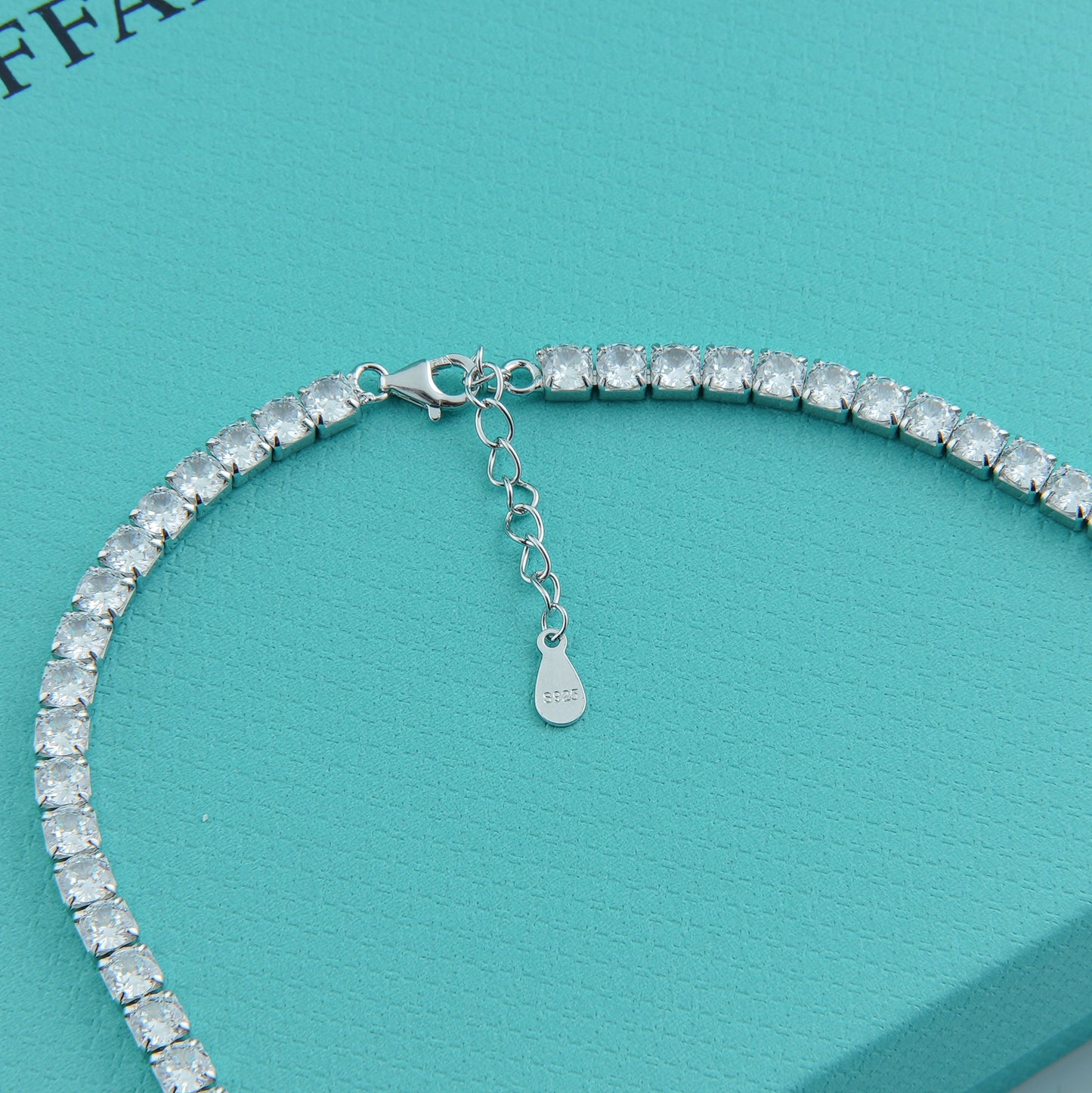 ✨ سنسال تنس فضة – نمرة 4 ✨