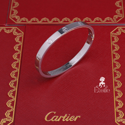 اسوارة كارتير فضي مختمة اصلي