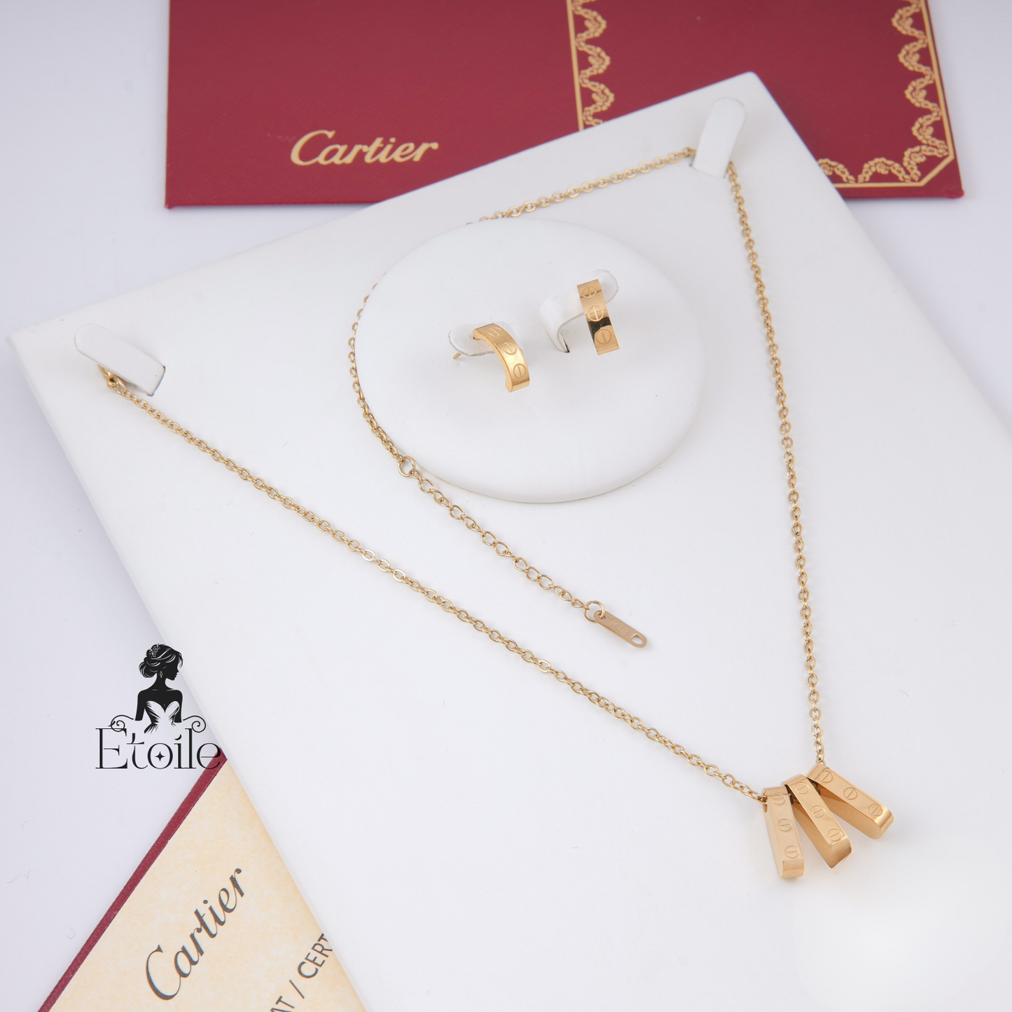 ✨ طقم كارتير Love - مستطيل ✨