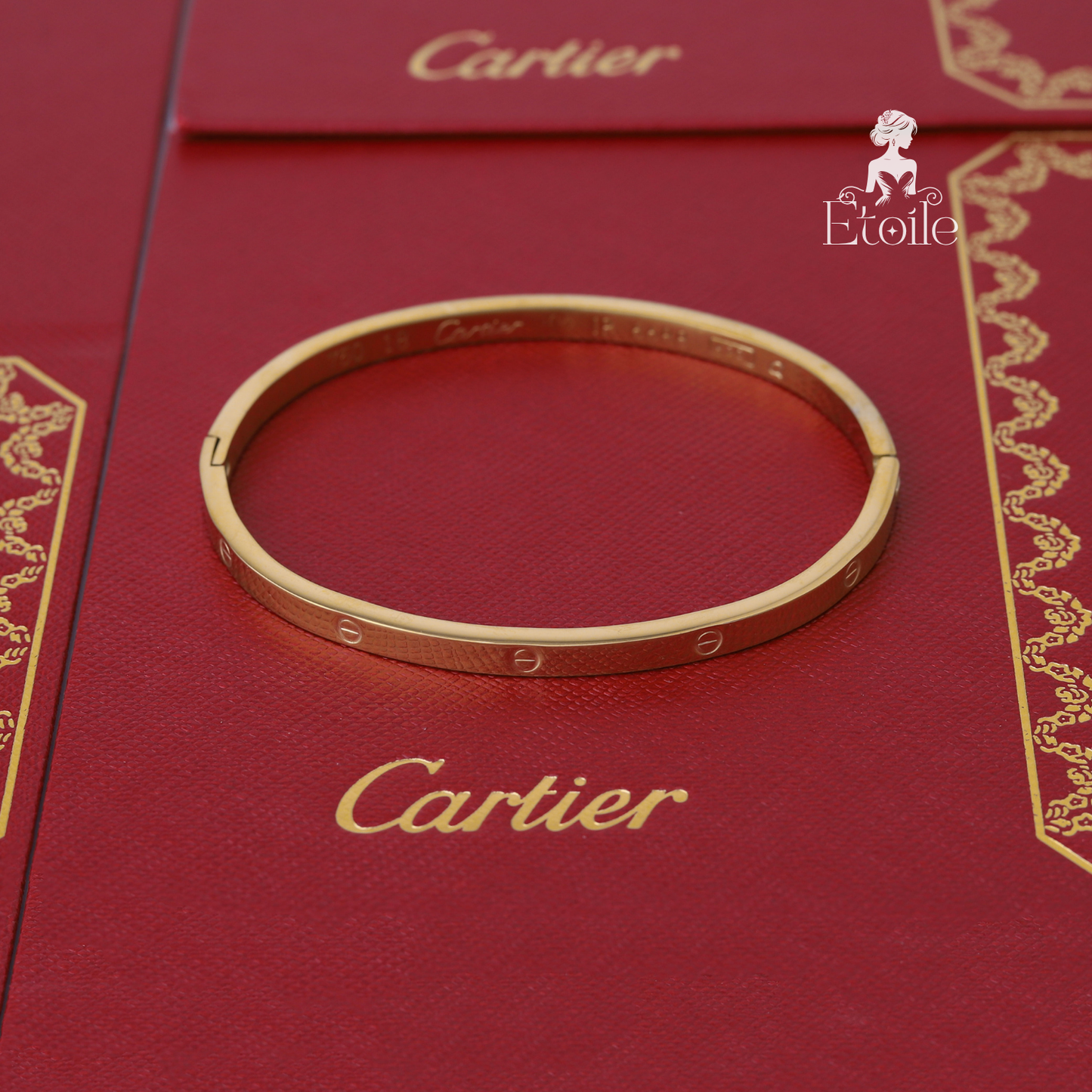 ✨ أسوارة كارتير - رفيع ذهبي ✨