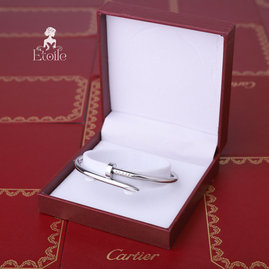 ✨ أسوارة كارتير مسمار - فضي ✨