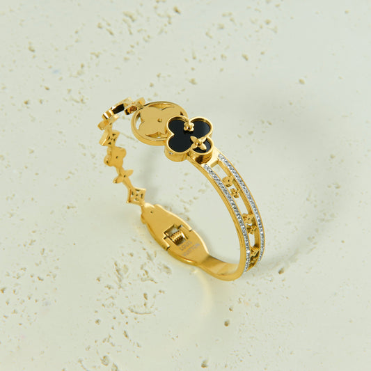 ✨ اسوارة لويس فيتون LV – وردة ذهبي فاخر ✨