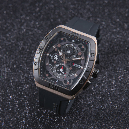 ⚫ ساعة Curren Dark Bronze Sport – قوة الأسود وجاذبية النحاس الدافئ 🔱