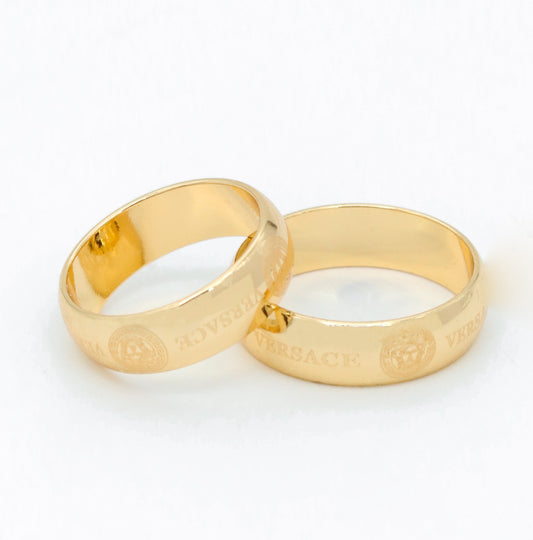 🔱 دبلة/خاتم مختم فرزاتشي (Versace Signet Ring)