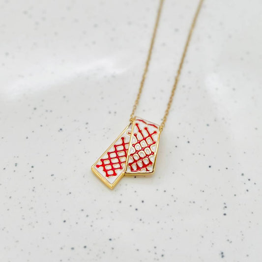 ✨ سنسال الكوفية – أحمر 🇵🇸 ✨