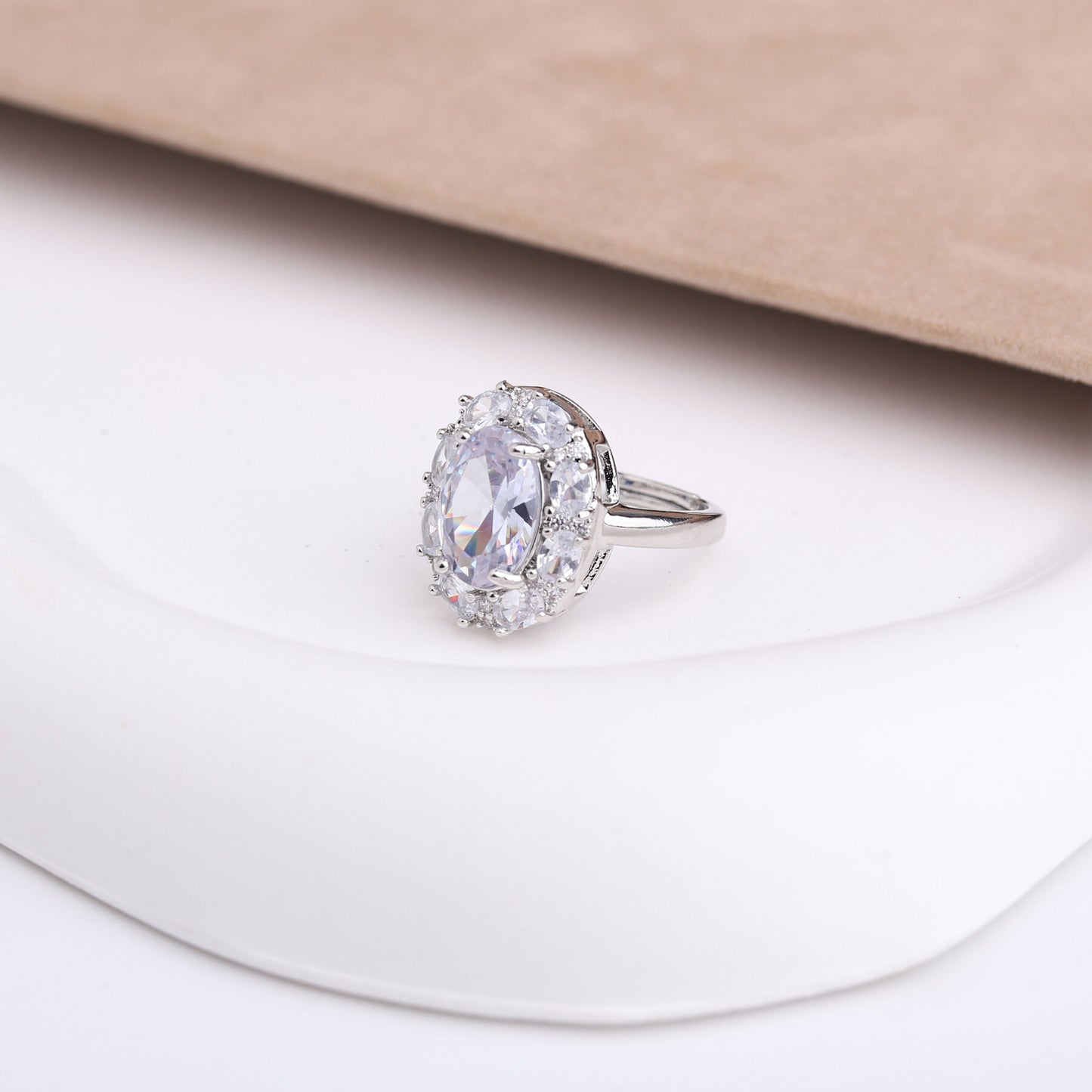 ✨ طقم لازوردي – 3 قطع فضي ✨