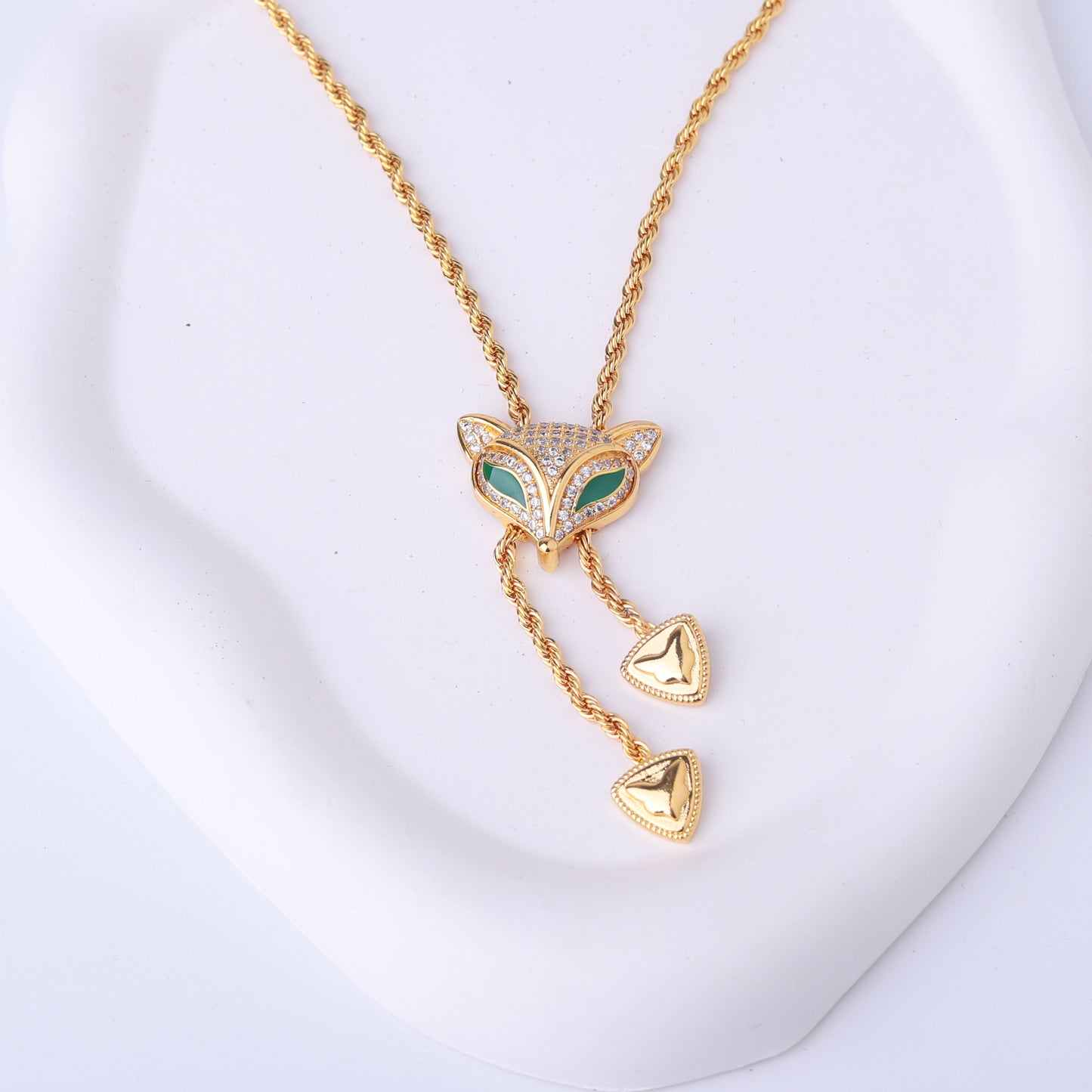 ✨ سنسال فوكس – ذهبي وأخضر ✨