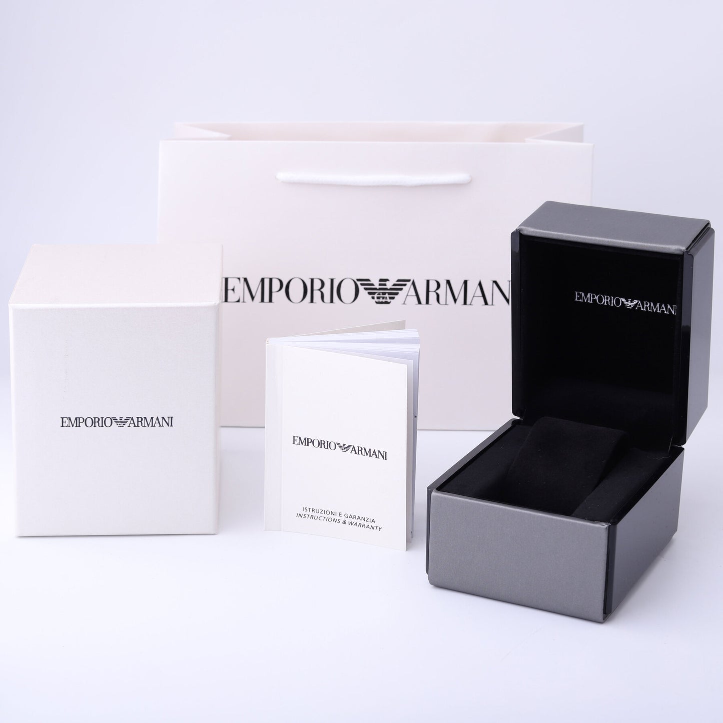 ✨ ساعة أرمني – فضي × أبيض فاخر ✨