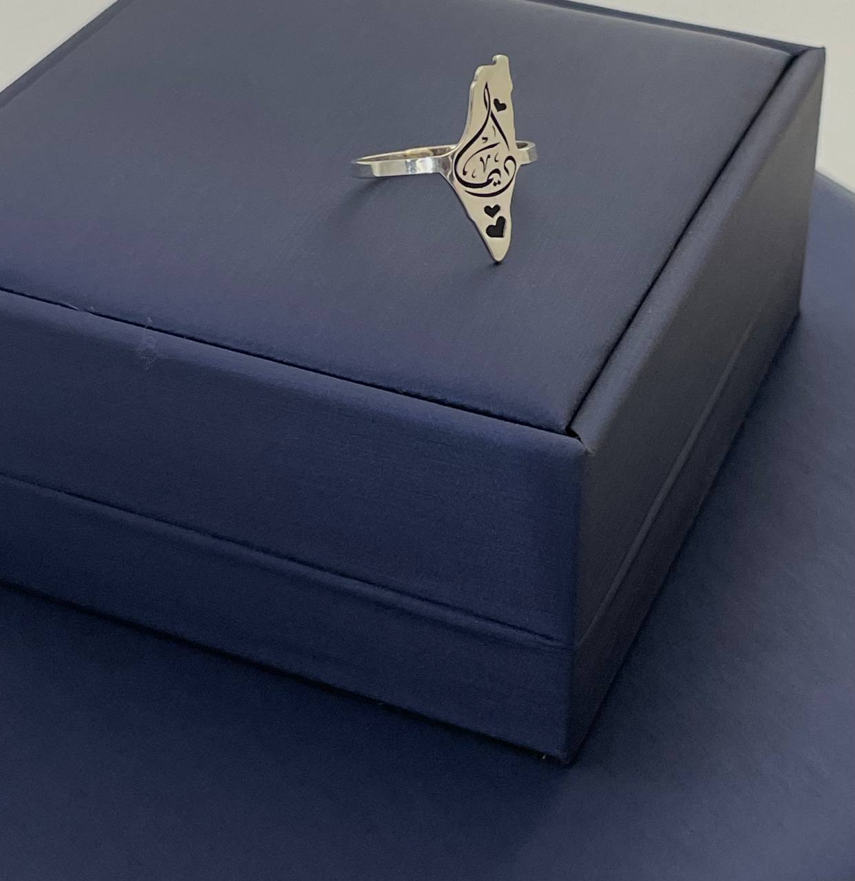 🔥 خاتم فلسطين مع تخصيص خاص 🇵🇸